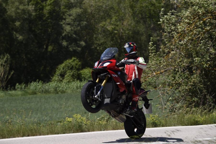Testmotor Wheelie